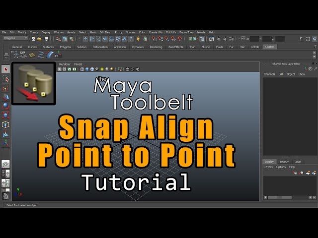 The Maya Toolbelt - Snap Align Point to Point
