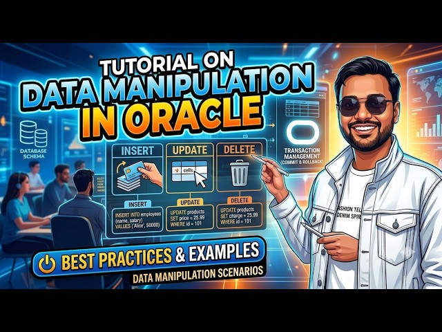 Data Manipulation in Oracle (Part 2) - A detailed practical session for beginners.