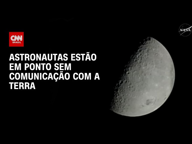 Artemis perde comunicação ao entrar no lado oculto da Lua | CNN PRIME TIME