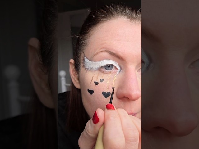 Anti Valentines day #makeup Day 10 #makeuptutorial #valentinesday #valentinesmakeup