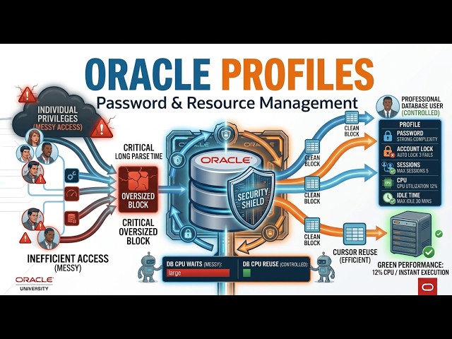 Oracle Profiles Explained | Password Policies, Resource Limits & Account Security