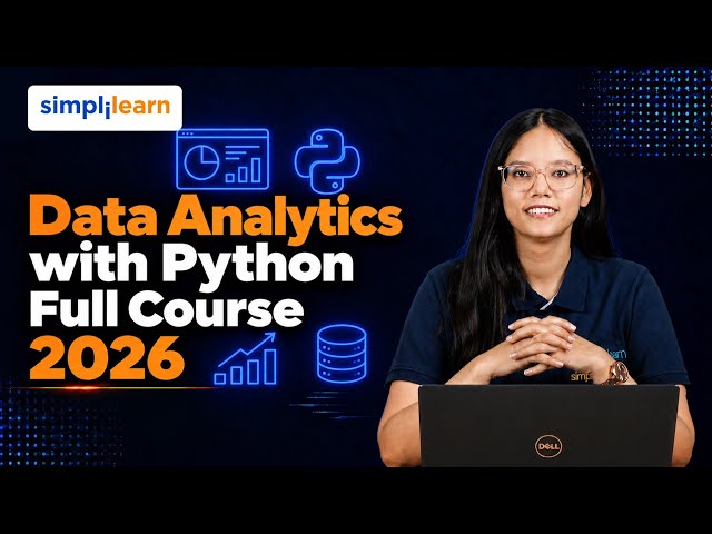 Data Analytics with Python Full Course 2026 | Python Course for Data Analytics  | Simplilearn