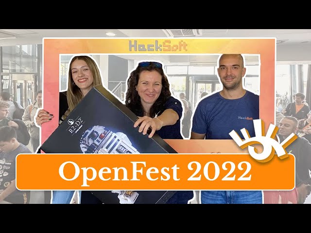 HackSoft attends OpenFest 2022 conference | vlog