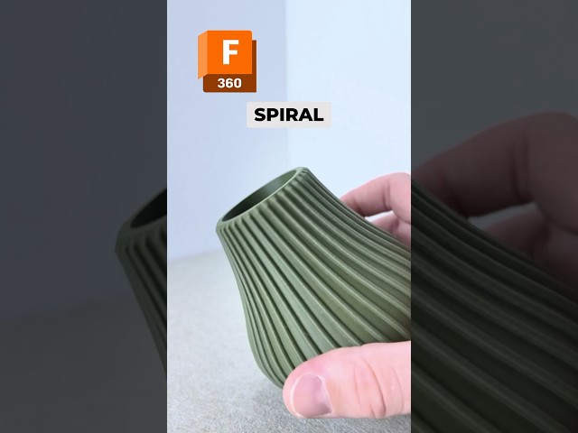 Spiral Vase in Fusion 360!