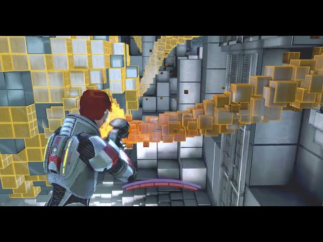 Mass Effect Restart Part 70: Deleting infected code in a virtual world.