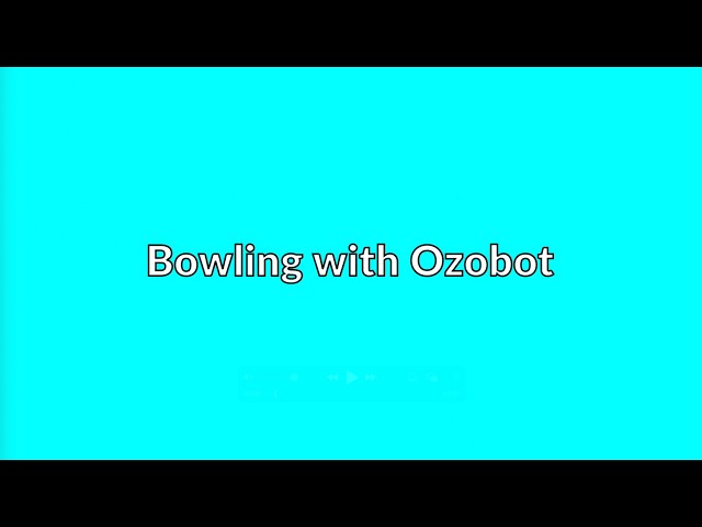 Bowling with Ozobot: Color Codes & Blockly Coding Challenge