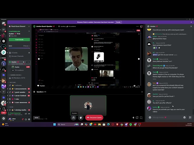 [Paul Han Discord] Guest Speaker - Austen  : Tiktok Creativity Program
