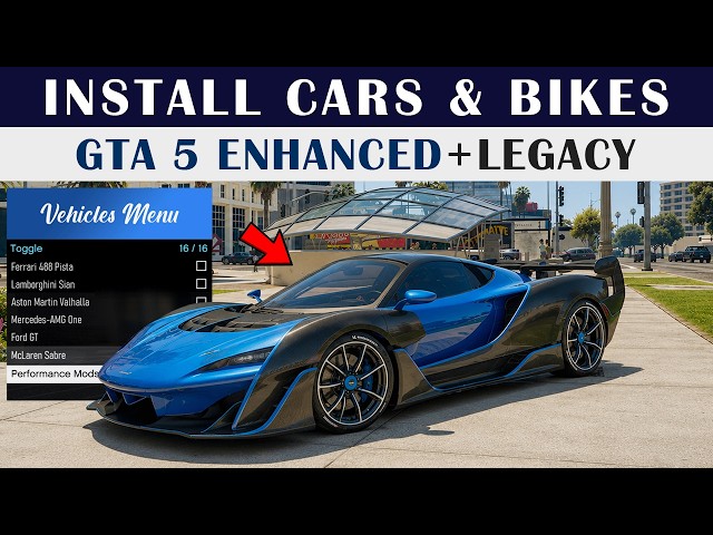 How to Install Cars in GTA 5 Enhanced & Legacy (CodeWalker) Vehicle Add-ons | Ultimate Guide ⭐