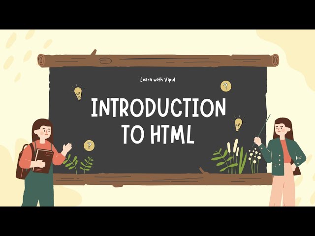 HTML Tutorial Part 1 | Introduction to HTML for Beginners | Learn HTML from Scratch
