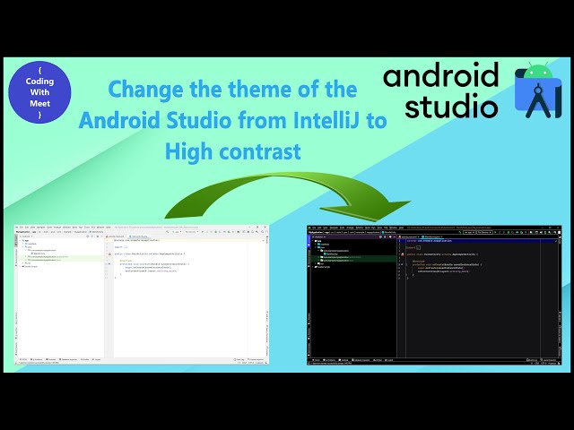 How to change the theme of the android studio || Dark theme / Night Mode in android studio