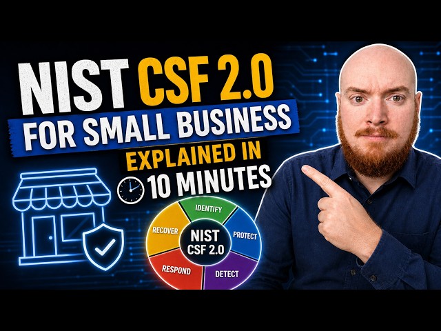 NIST CSF 2.0 for Small Business, Explained in 10 Minutes