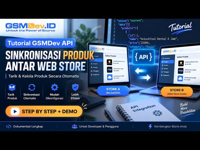 Tutorial GSMDev API: Sinkronisasi Produk Antar Web Store Secara Otomatis