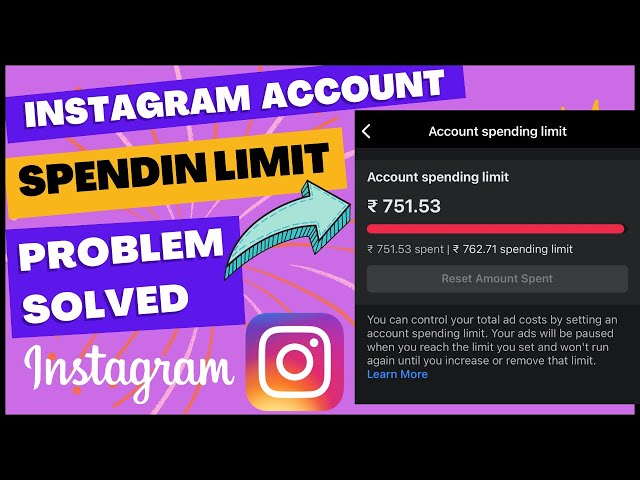Instagram Account Spending Limit Problem Solved || How to Change A Spending Limit For Instagram Ads