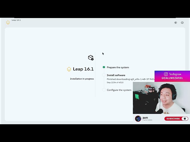 Open SUSE LEAP 16.1 GUIA DE INSTALACION KDE