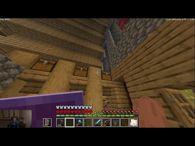 Turtle hermit Hardcore #Minecraft Week 79 Another solid quiet week..other than BEES!