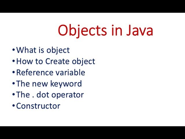 Objects in Java - Hindi