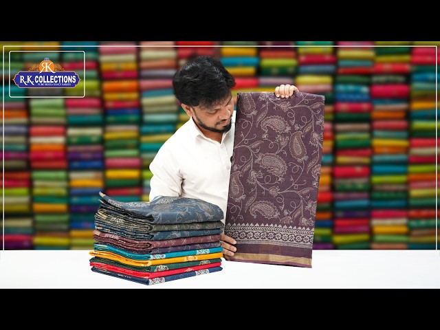 Soft Jute Lenin And Dola Silk Sarees I Wholesale Shop I@RKCOLLECTIONSIN