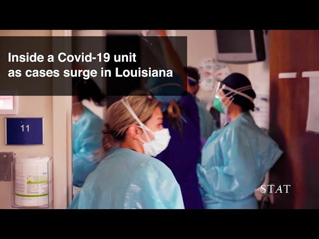 Inside a Covid-19 unit as cases surge in Louisiana