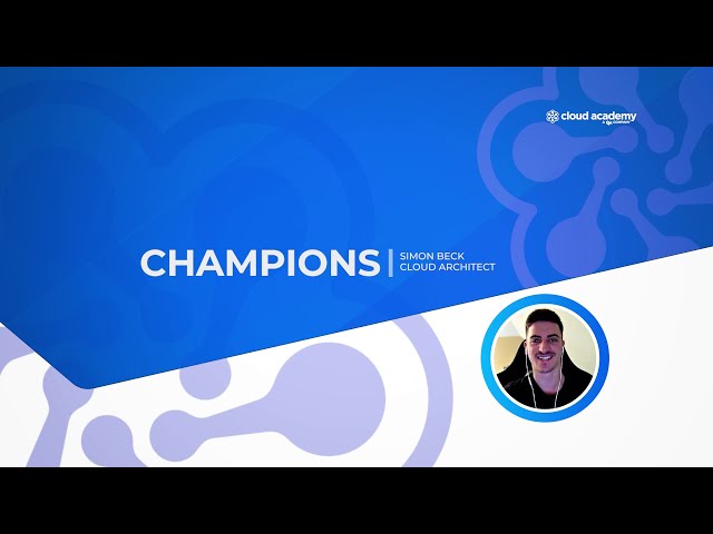 Cloud Academy Champions - Simon Beck