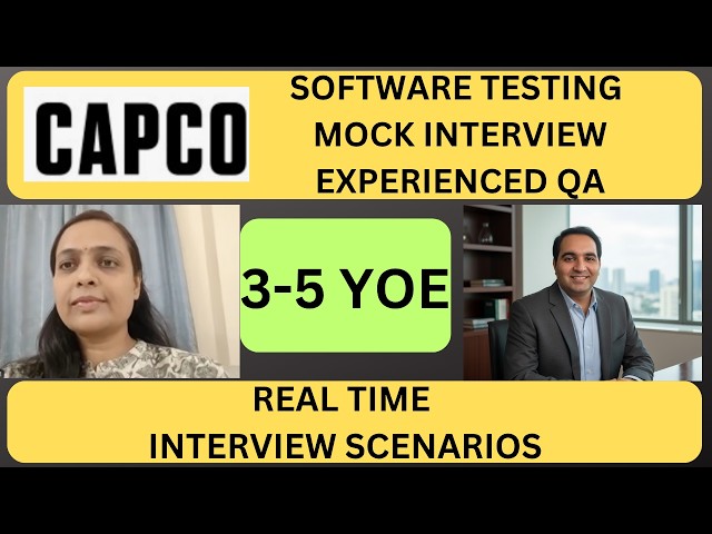 Software Testing Interview Questions and Answers| Manual Testing Mock Interview for Experienced