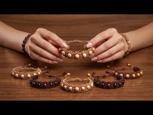 How to make a Stylish yet Easy Bracelet 🔥 | macrame bracelet tutorial | Thread Art 