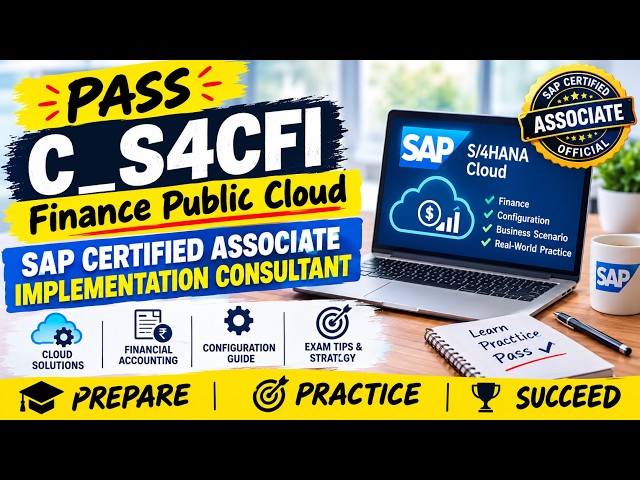 Pass -  C _S4CFI  | Finance public cloud | SAP Certified Associate Implementation Consultant