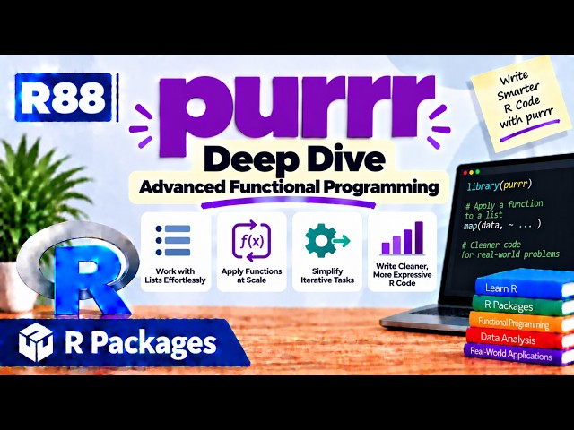 R88 | purrr Deep Dive — Advanced Functional Programming | R Packages | Uplatz