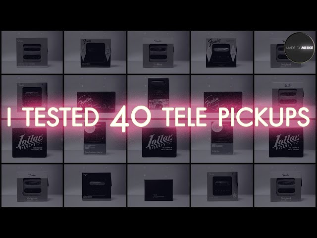 Shootout + Opinion: 40 TELECASTER PICKUPS (Fender, Lollar, Fralin, Seymour Duncan, Kloppmann)