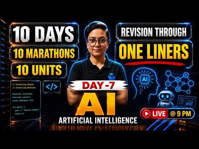 UGC NET COMPUTER SCIENCE MARATHON | DAY 7 | AI | ADITI MAM