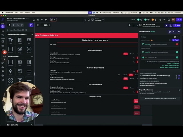 FlutterFlow has a Desktop App! (Day 35 of 90)