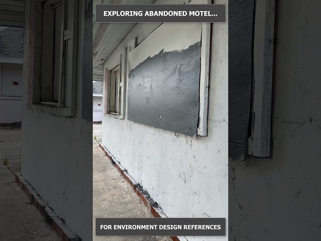Exploring Abandoned Motel for Environment Design References #shorts