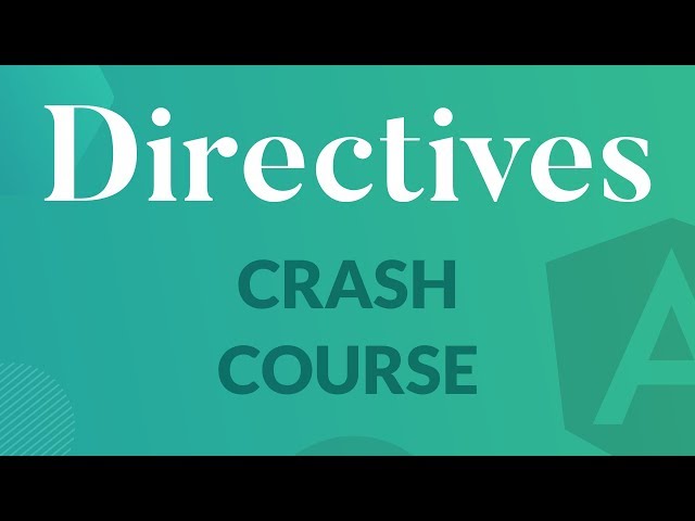 Directives in Angular   [Quick Crash Course]