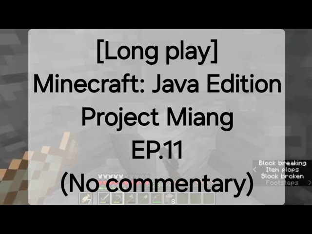 [Long play] Minecraft - Java - Project Miang | EP.11 (No commentary)