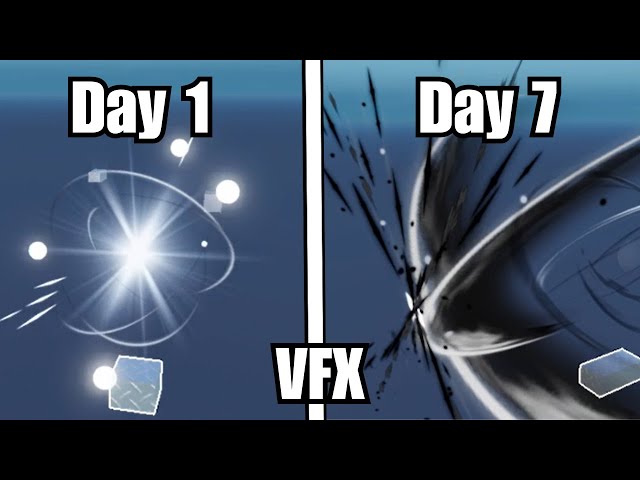 Roblox VFX One Week Of Progress