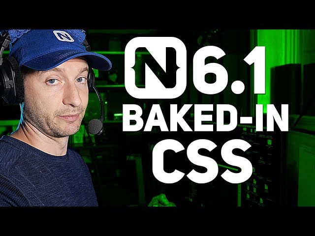 Baked-in CSS Classes in NativeScript 6.1