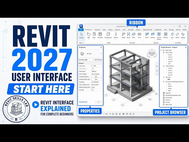 New to Revit 2027? Start Here | User Interface Explained
