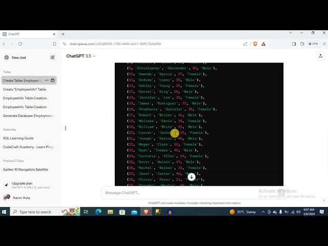 Mastering SQL with ChatGPT A Beginner's Guide #1