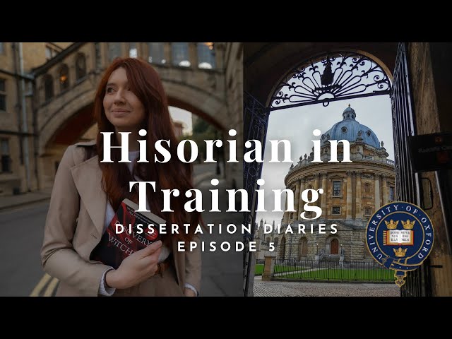 A Day in the Life of a Yale History PhD Student at Oxford Uni | Dissertation Diaries Ep.5