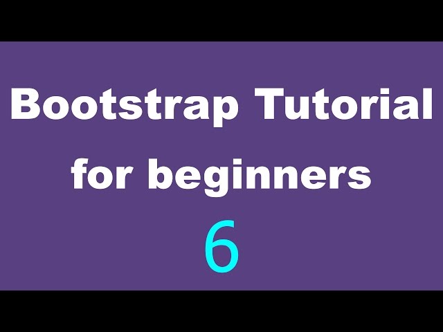 Bootstrap Tutorial for Beginners - 06 - The Grid Layout Part 4 - Multiple Rows