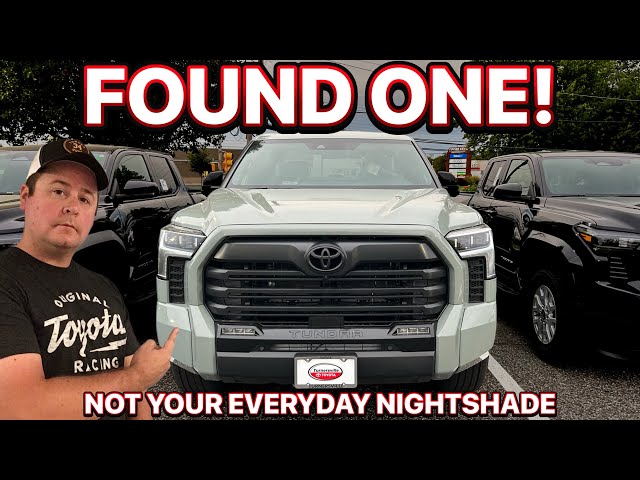 The 2026 Toyota Tundra Limited Nightshade No One Talks About