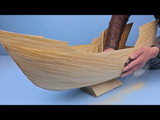 100 Days, Bamboo Sticks & Glue: I Handcrafted Zheng He’s Giant Treasure Ship! 🔥🛠️【tianliang】