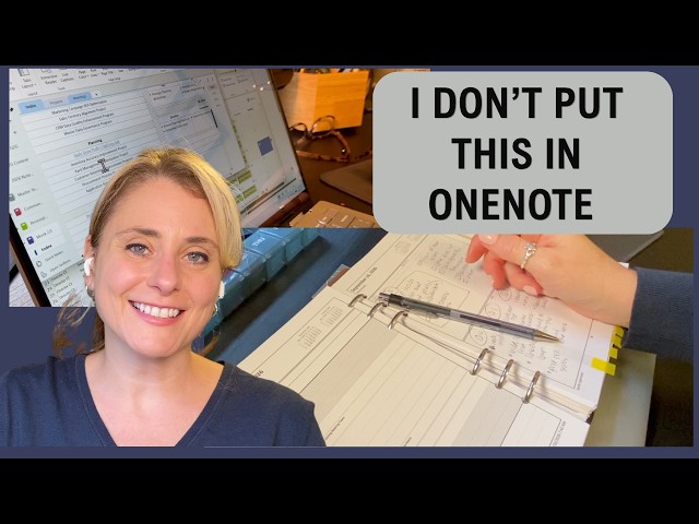 How Paper Fits Into My OneNote  Microsoft 365 Work System