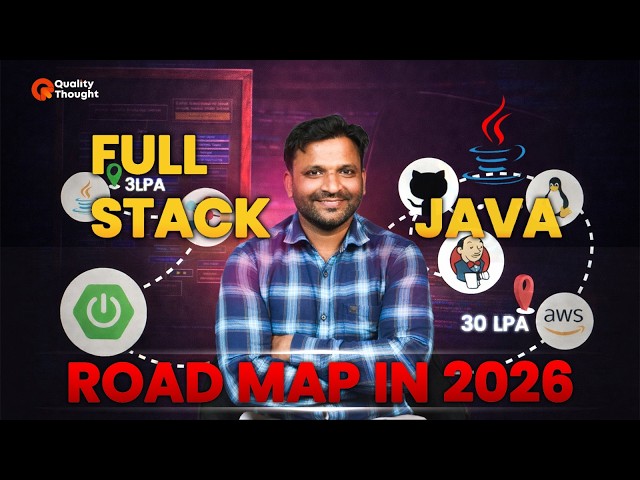 Full Stack Java Roadmap 2026: Master Java & Land Your Dream Job! | Quality Thought