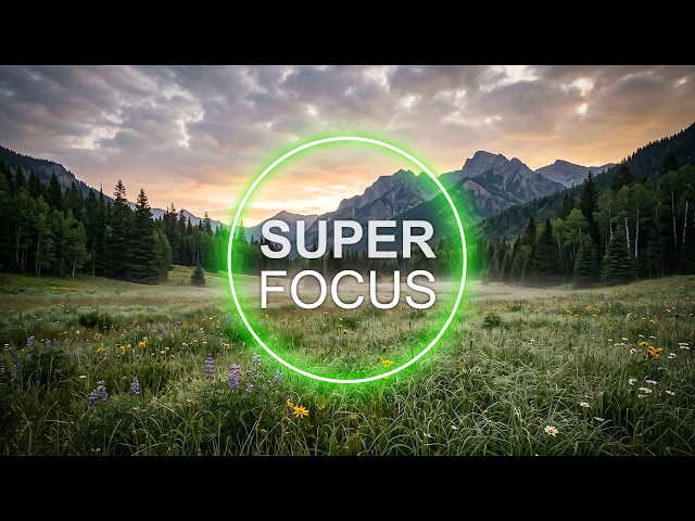 40Hz Study Music – GAMMA Binaural Beats, Brainwave Music for Focus and Concentration