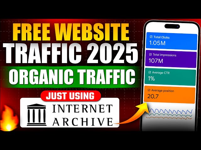 Free Website Traffic 2025 | Boost Visitors Using Internet Archive | Organic Website Traffic