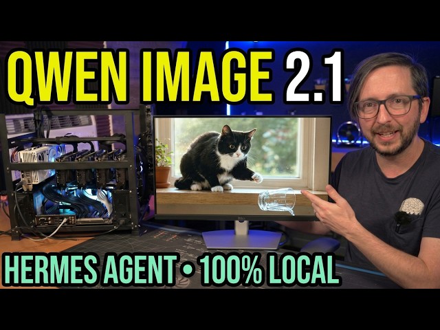 Qwen Image 2.1 + Hermes Agent Fully Local AI Image Generation
