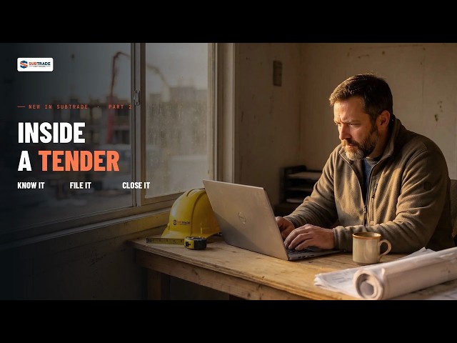 Bid Manager, Part 2: Inside a tender (new in SubTrade)