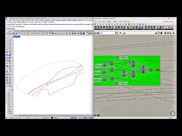 Detailed car design with grasshopper | Part 1
