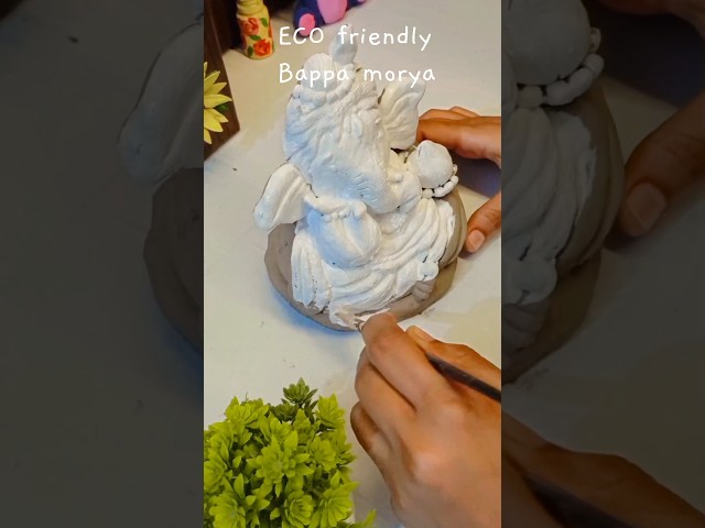 DIY ganpati bappa with mitti 🪷#easy #reels #trending #viral #reels