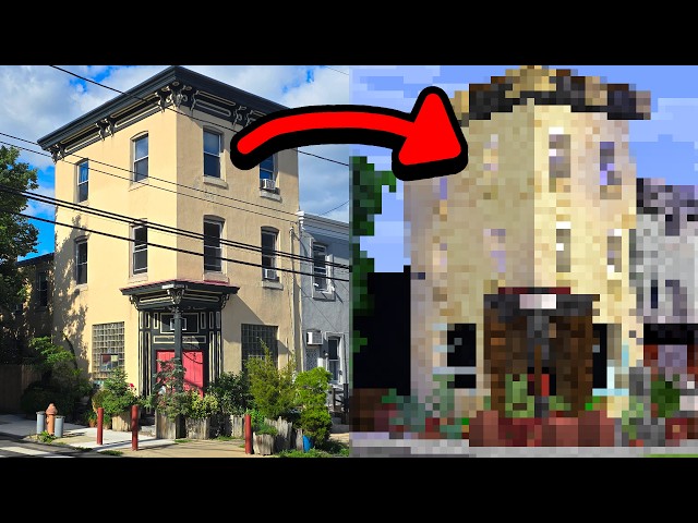 I Built my Real Life House in Minecraft